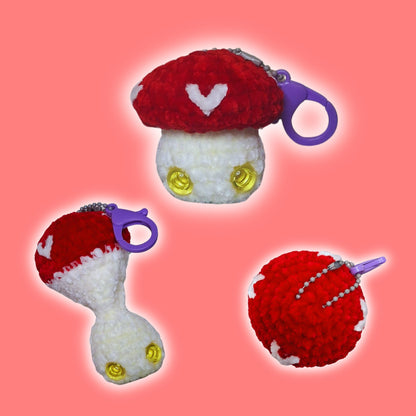 Mushroom 🍄 'Pop-it' charm (Heart Edition)