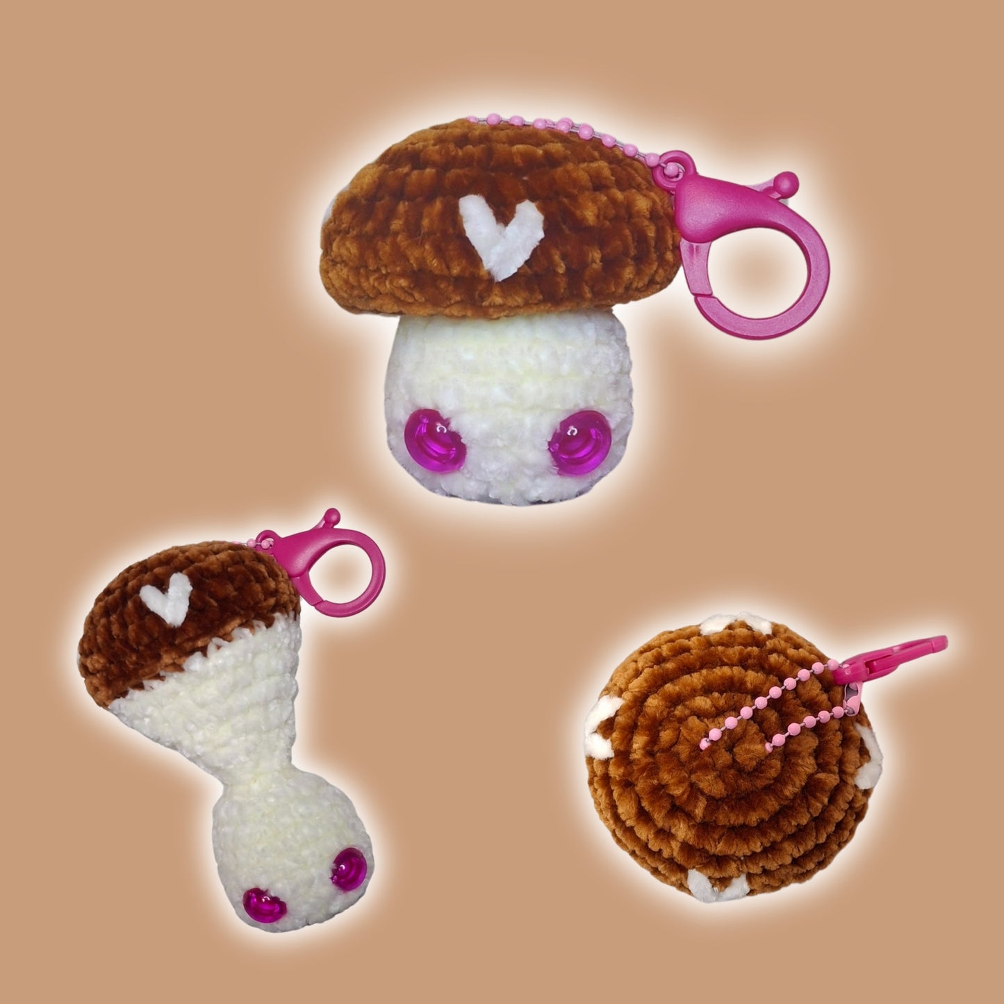 Mushroom 🍄 'Pop-it' charm (Heart Edition)