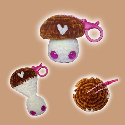 Mushroom 🍄 'Pop-it' charm (Heart Edition)